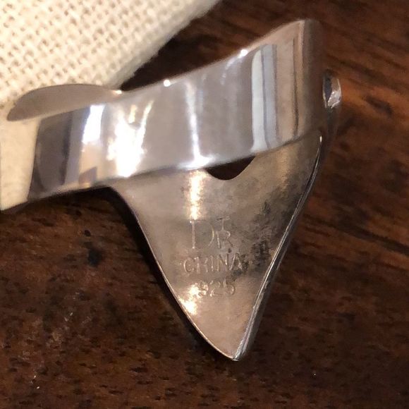 JAY KING DTR Green Turquoise Sterling Silver Ring Sz 10-1/4 - Picture 7 of 9